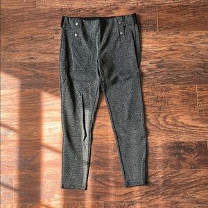 ANN TAYLOR Dress Pants with Slim Fit and Elastic Waistband